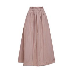 Herno Women Powder Pink New Techno Taffeta Long Skirt